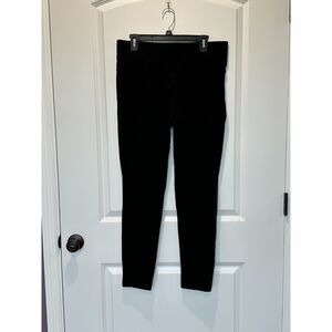 Club Monaco Black Faux Leather Front Pull-on Pants Size 12